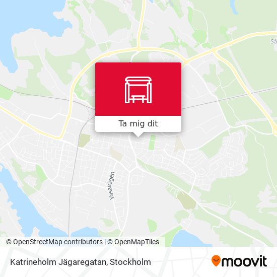 Katrineholm Jägaregatan karta