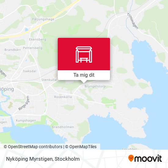 Nyköping Myrstigen karta