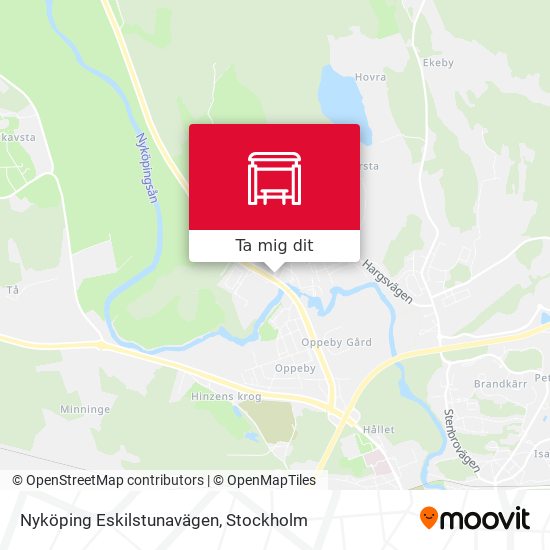 Nyköping Eskilstunavägen karta