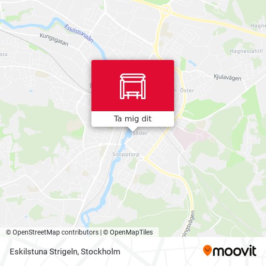 Eskilstuna Strigeln karta