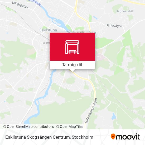 Eskilstuna Skogsängen Centrum karta