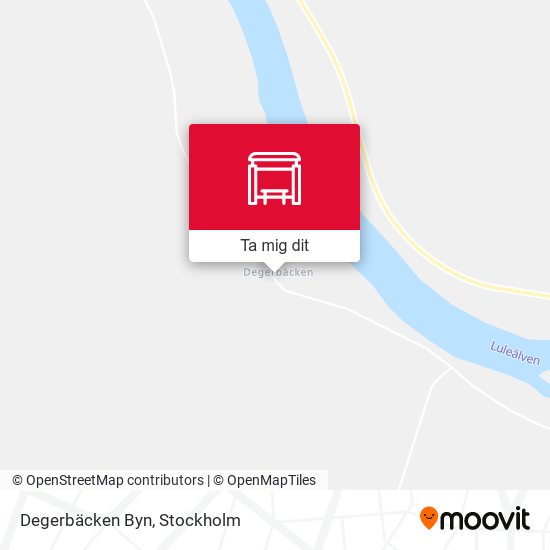 Degerbäcken Byn karta