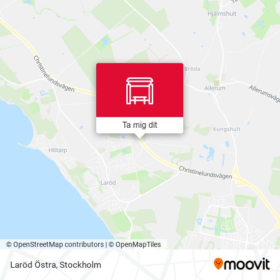 Laröd Östra karta