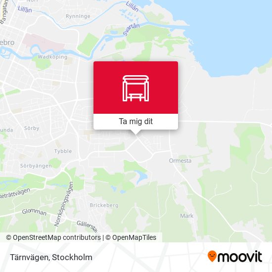 Tärnvägen karta