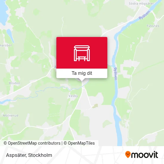 Aspsäter karta