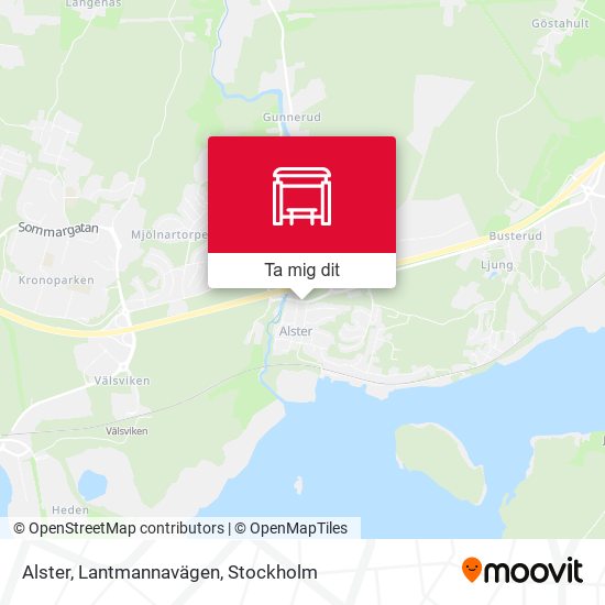 Alster, Lantmannavägen karta