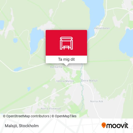 Malsjö karta