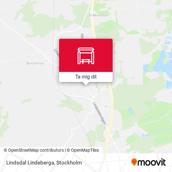 Lindsdal Lindeberga karta