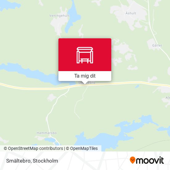 Smältebro karta