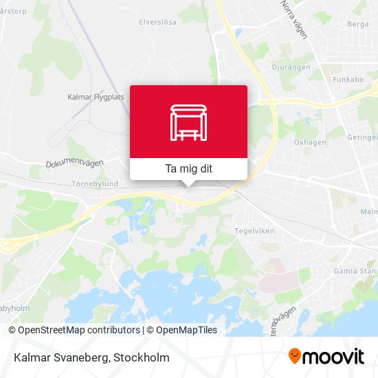 Kalmar Svaneberg karta