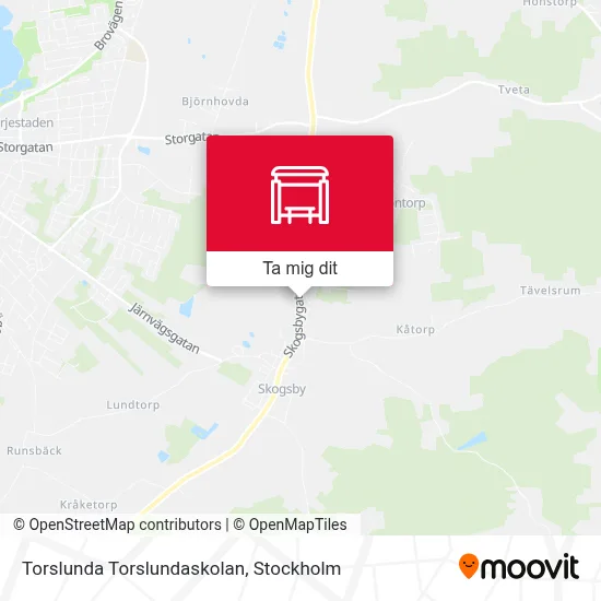 Torslunda Torslundaskolan karta