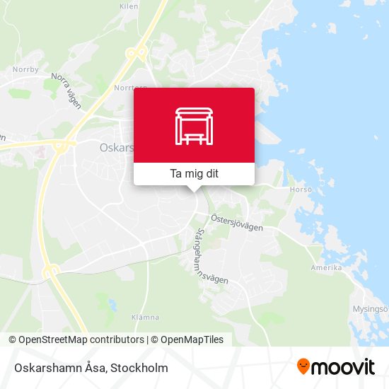 Oskarshamn Åsa karta