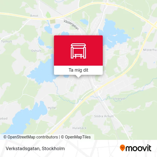 Verkstadsgatan karta