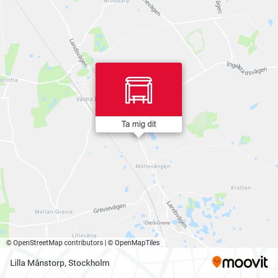 Lilla Månstorp karta