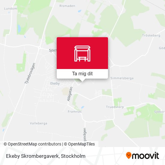 Ekeby Skrombergaverk karta