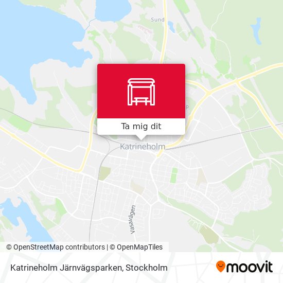 Katrineholm Järnvägsparken karta