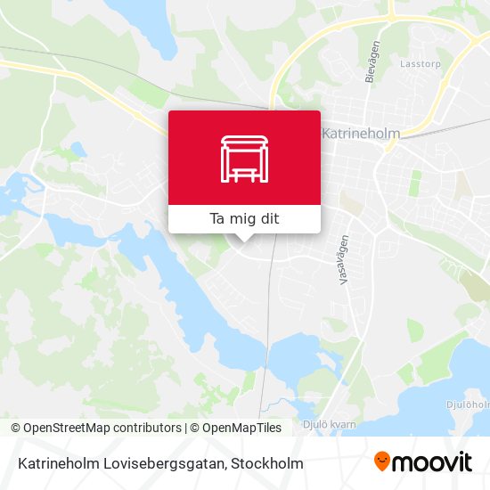 Katrineholm Lovisebergsgatan karta