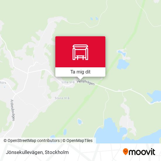 Jönsekullevägen karta