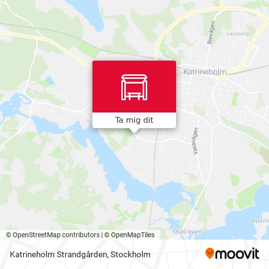 Katrineholm Strandgården karta