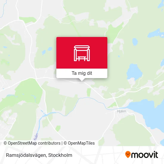 Ramsjödalsvägen karta
