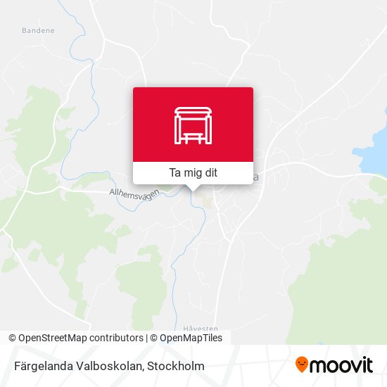 Färgelanda Valboskolan karta