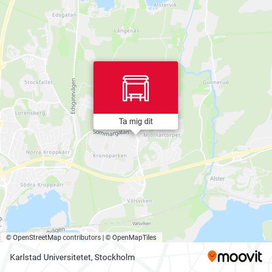 Karlstad Universitetet karta