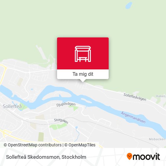 Sollefteå Skedomsmon karta