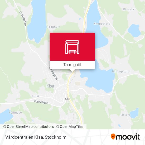 Vårdcentralen Kisa karta