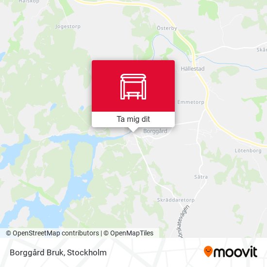 Borggård Bruk karta