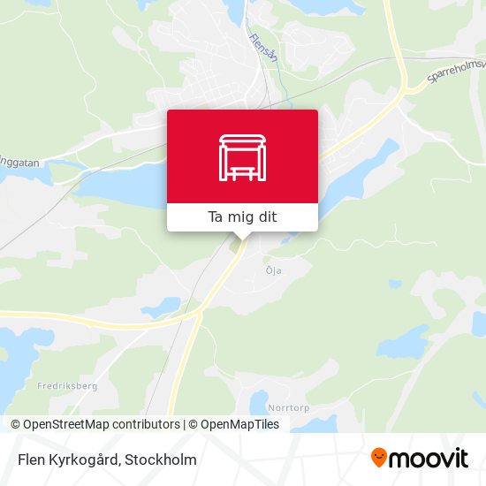 Flen Kyrkogård karta