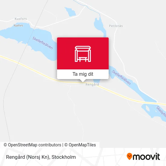 Rengård (Norsj Kn) karta