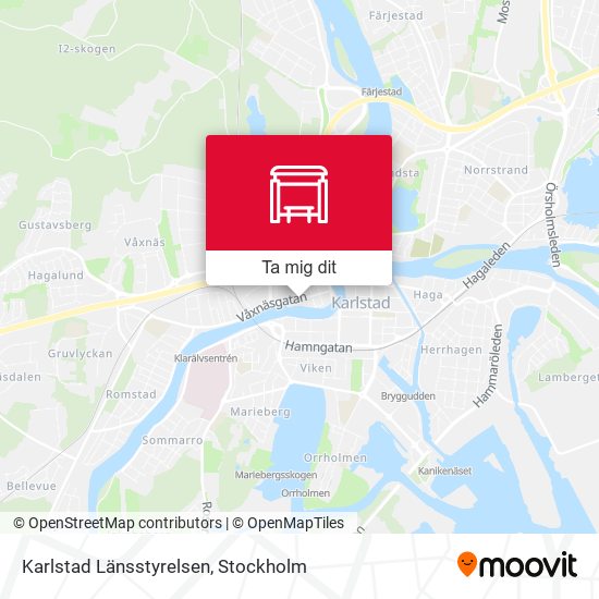 Karlstad Länsstyrelsen karta