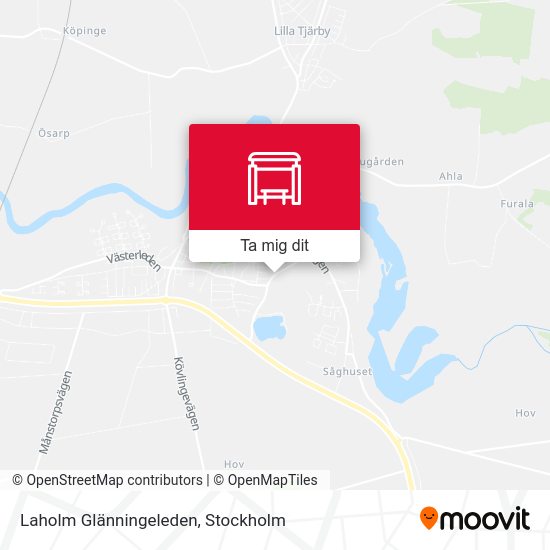 Laholm Glänningeleden karta