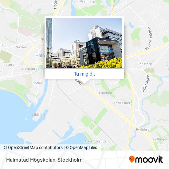 Halmstad Högskolan karta