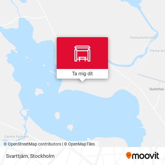 Svarttjärn karta