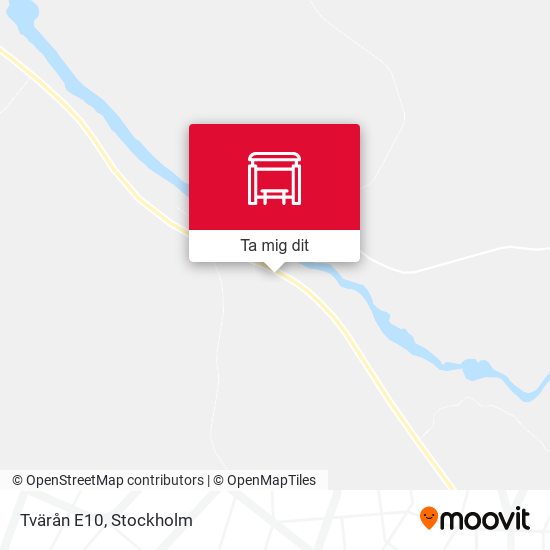 Tvärån E10 karta