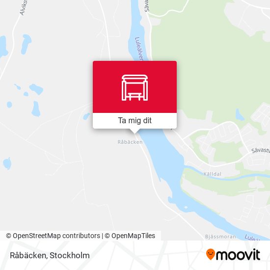 Råbäcken karta