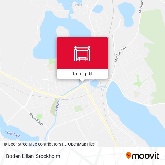 Boden Lillån karta