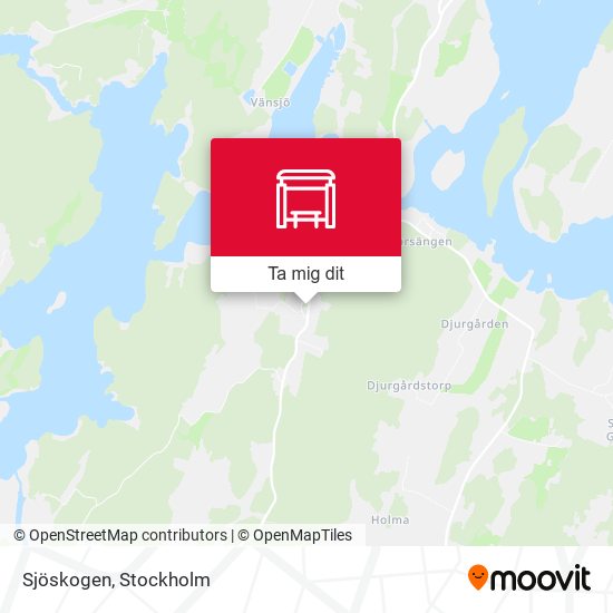 Sjöskogen karta