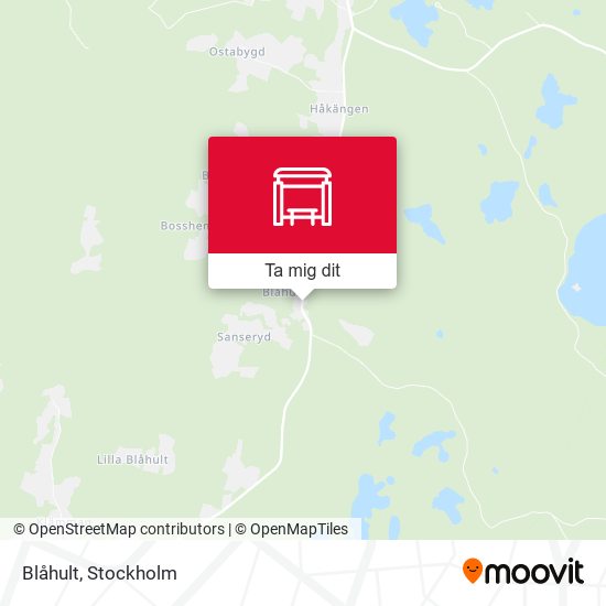 Blåhult karta