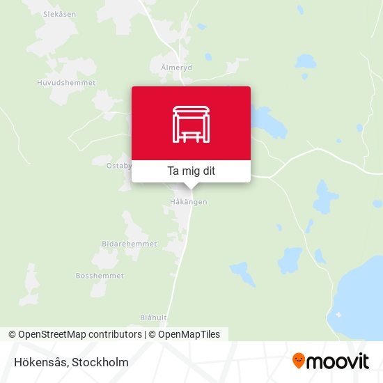 Hökensås karta