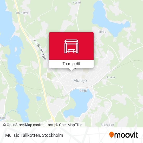 Mullsjö Tallkotten karta