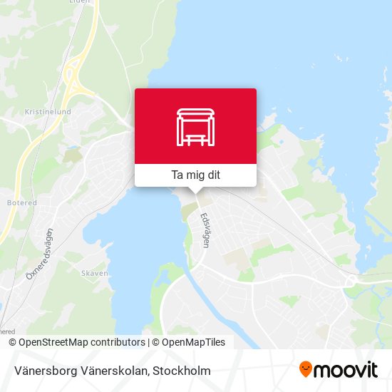 Vänersborg Vänerskolan karta