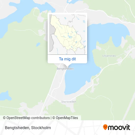 Bengtsheden karta
