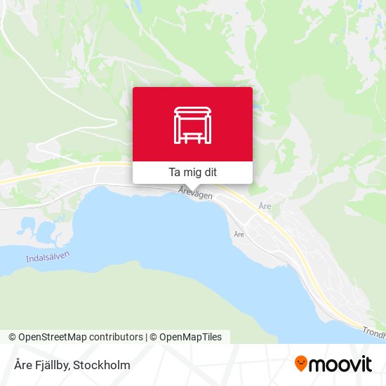 Åre Fjällby karta