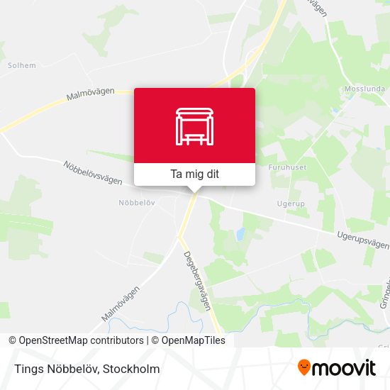 Tings Nöbbelöv karta