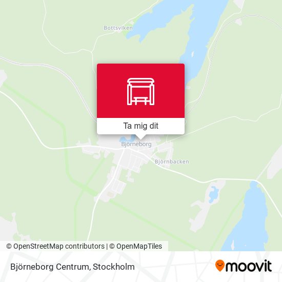 Björneborg Centrum karta