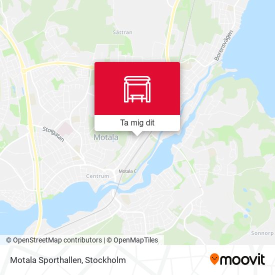 Motala Sporthallen karta