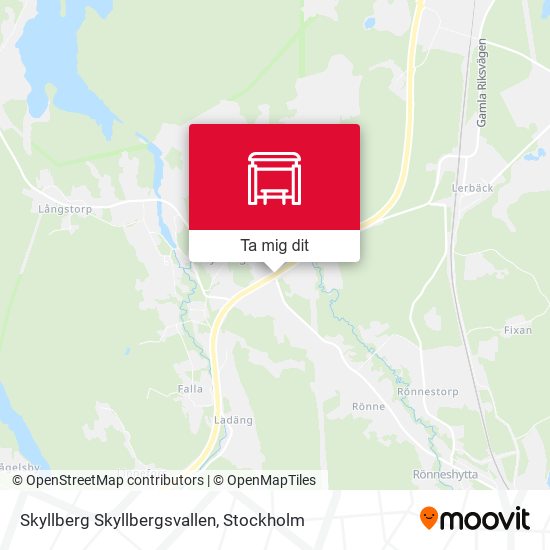 Skyllberg Skyllbergsvallen karta