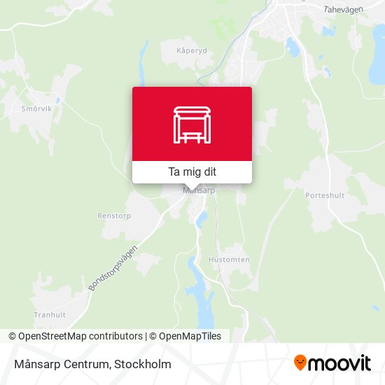 Månsarp Centrum karta